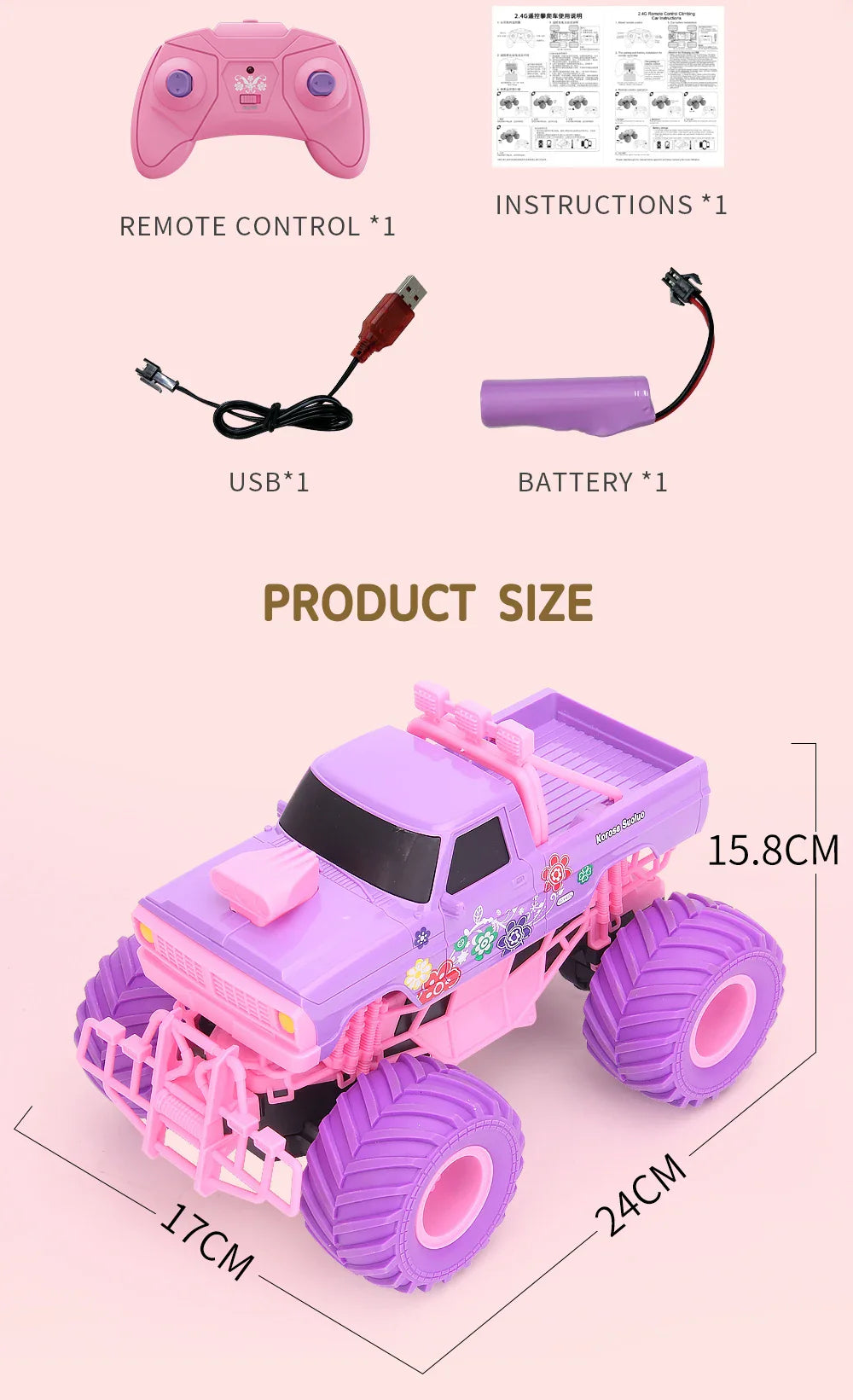 Ferngesteuertes Barbie Auto Hummer und Pickup)