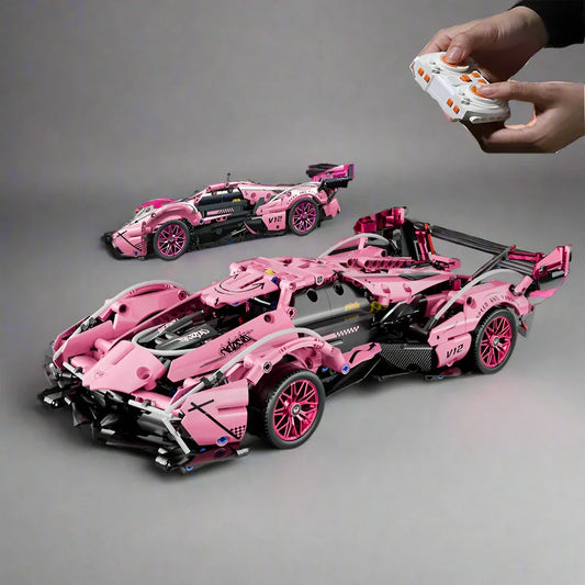 Lego Ferngesteuertes Auto 1:14 Rosa V12 Roadster